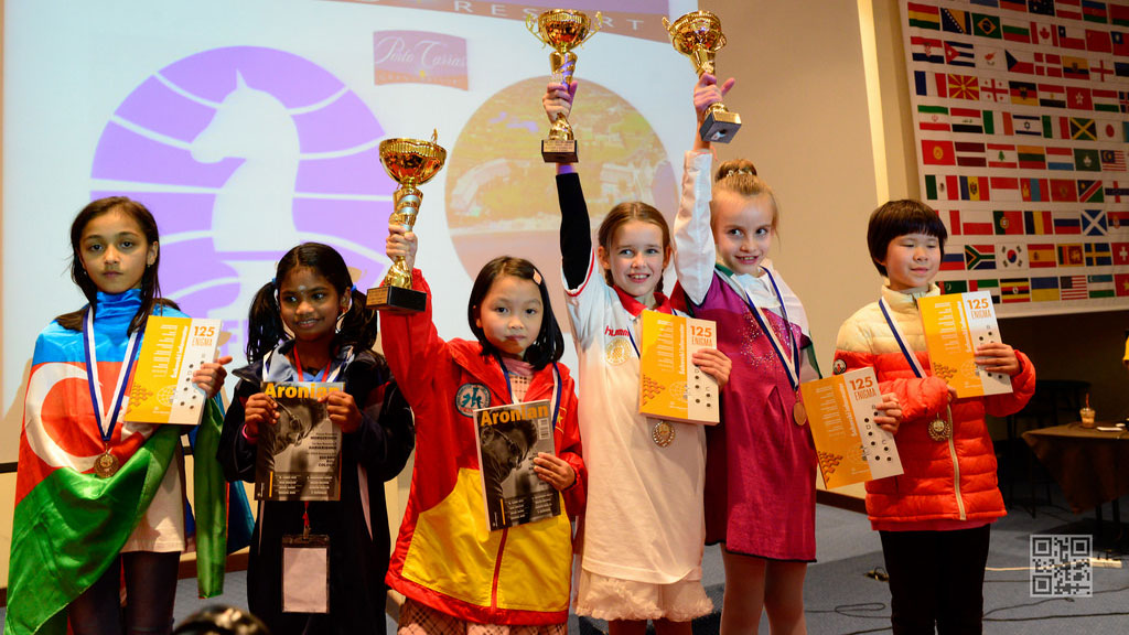 Nguyễn Lê Cẩm Hiền đoạt chức vô địch Giải cờ vua trẻ thế giới 2015